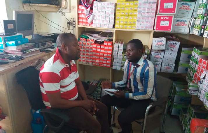 Mr Sammy Siaw (left), speaking to Maclean Kwofi, Graphic Business reporter. Mr Sammy Siaw (left), speaking to Maclean Kwofi, Graphic Business reporter.